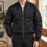 Warrick Bomber Jacket - Black