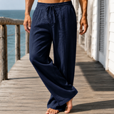 Florian Drawstring Pants - Dark Blue