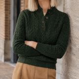 Anouk-Claire Cashmere Sweater - Olive