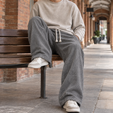 Hudson Wide Leg Pants - Gray