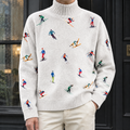 White Ski Print