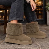 Massimo-Vico Suede Boots - Khaki European Code