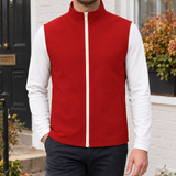 Florian Zip Vest - Red