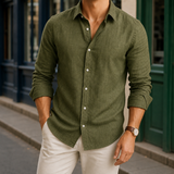 Claude Linen Shirt - Green