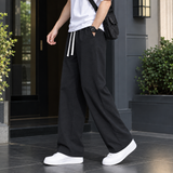 Alastair Straight Leg Pants - Black