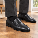 Ordelaffi-Torino Penny Loafers - Cowhide Black