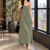 Bronwen Pleated Maxi Dress - Green