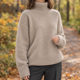 Brooke-Sage Turtleneck Sweater - As Pictured