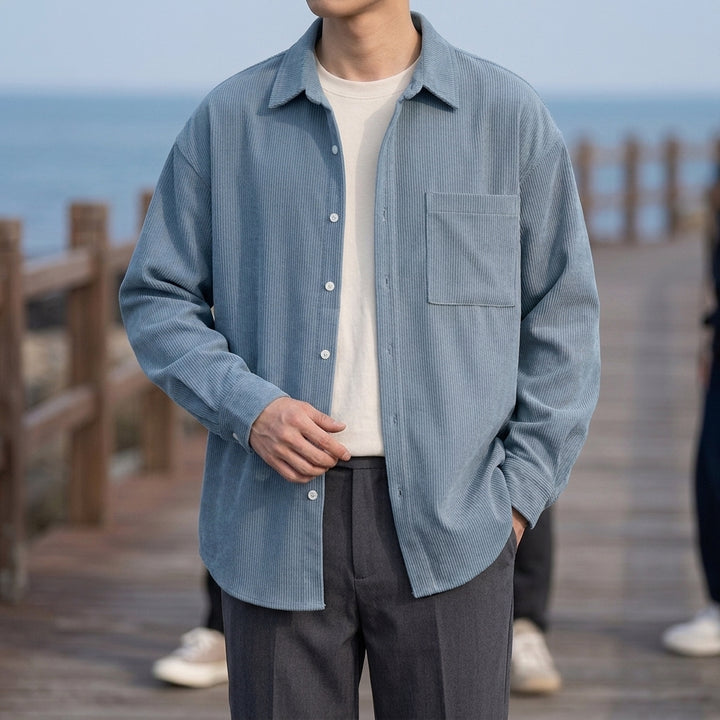 Mason Corduroy Shirt - Blue