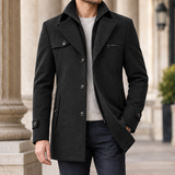 Pierrick Wool Coat - Black