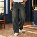 Oliver Wide-Leg Jeans - Deep Vintage Blue