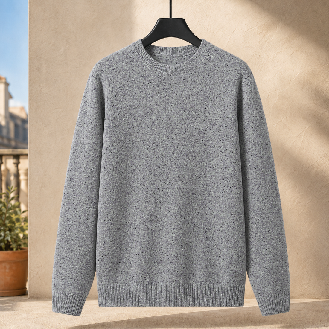Donatien Speckled Sweater - Gray