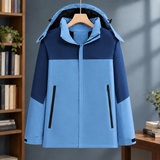 Gaultier Color Block Jacket - Light Blue
