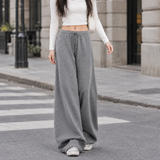 Joelle-Jane Wide Leg Pants - Medium Gray