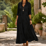 Eloise-Kate Embroidered Maxi Dress - Black