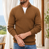 Francis Ribbed Sweater - Brown