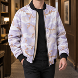 Finley Camouflage Bomber Jacket - Pink Khaki