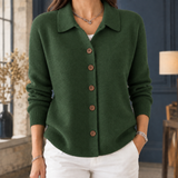 Berenice-Marie Wool Cardigan - Army Green