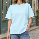 Nadine Relaxed T-Shirt - Light Blue