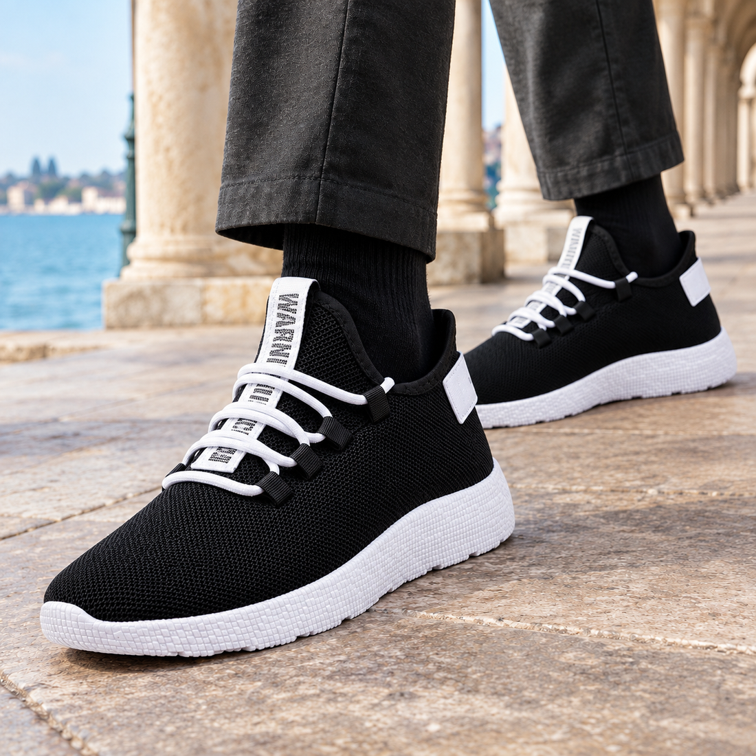 Rinaldi-Garda Mesh Sneakers - White