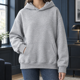 Cora Relaxed Hoodie - Light Gray