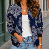 Margot-Skye Printed Jacket - Blue