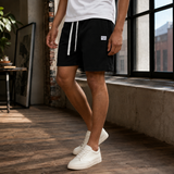 Caleb Slim Shorts - Black