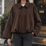 Gwendolyn Suede Jacket - Brown