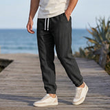 Caleb Relaxed Jogger Pants - Black