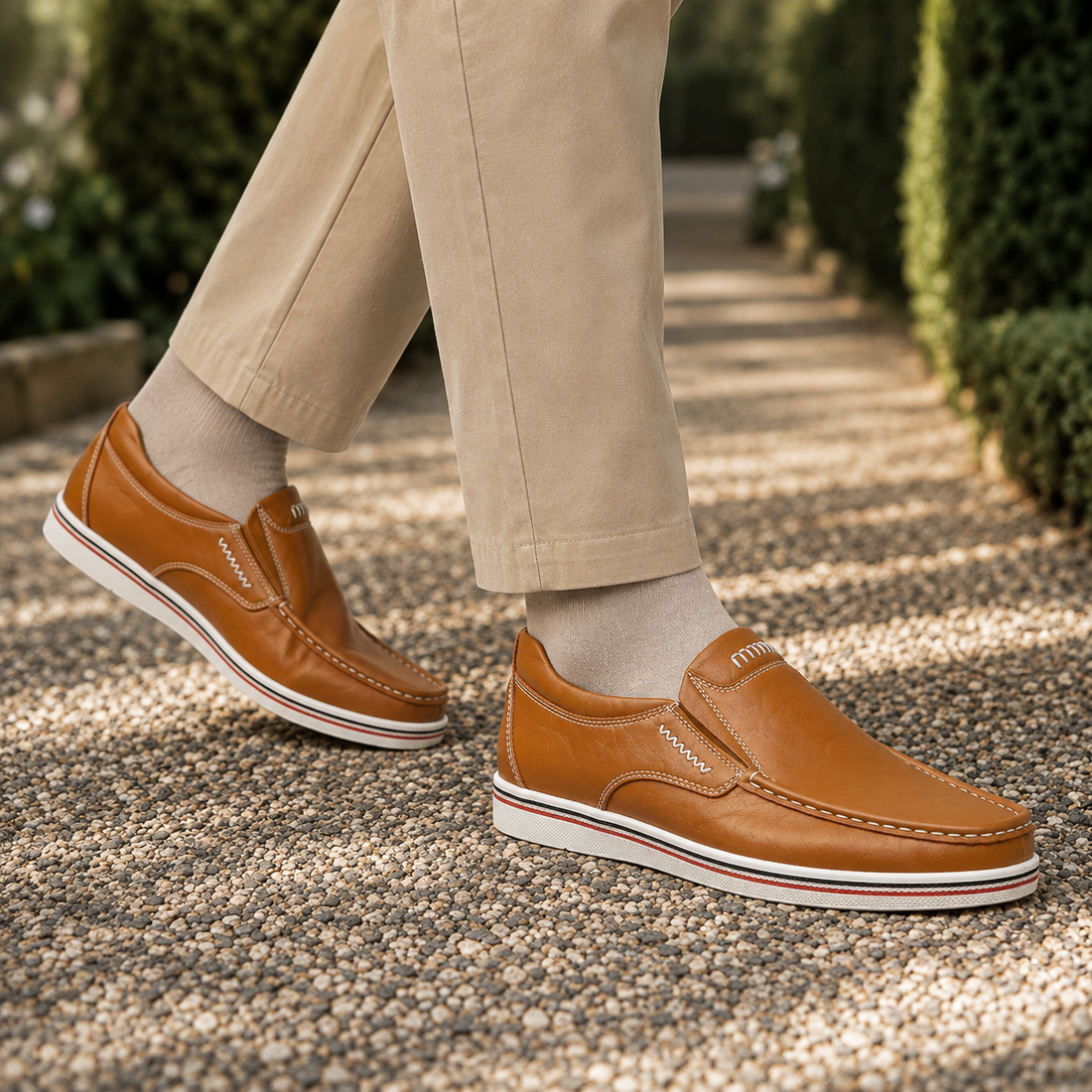 Sienna Leather Loafers - Tobacco