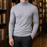 Knox Turtleneck Sweater - Light Gray