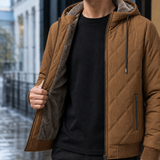 Austin Quilted Jacket - Caramel Brown