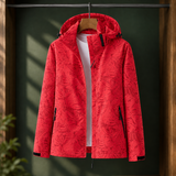 Carter Printed Jacket - Red