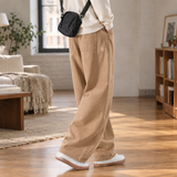 Florian Wide Leg Pants - Khaki