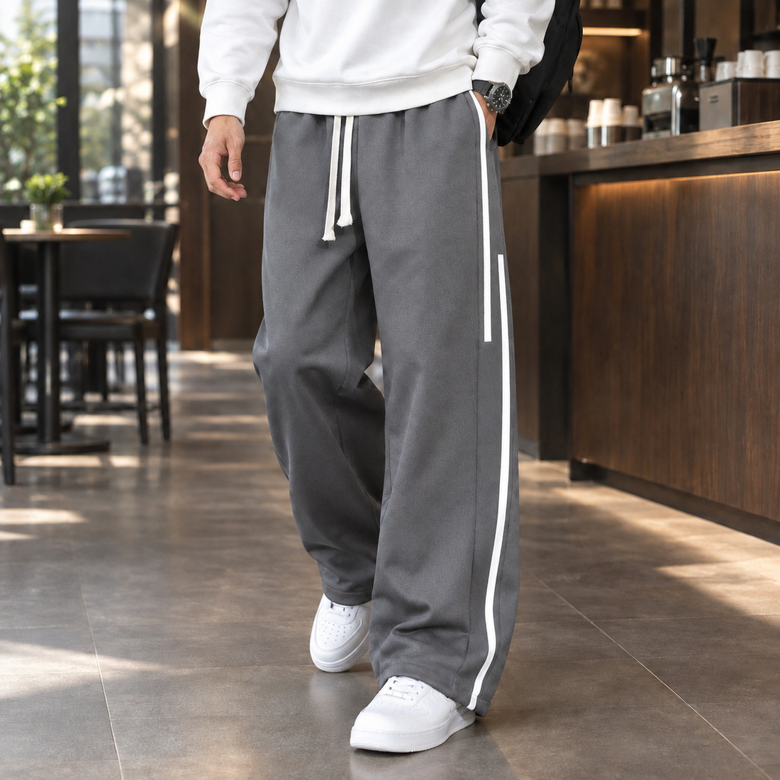 Carter Relaxed Pants - Dark Gray