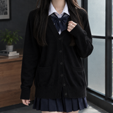 Marisol-Mae V-Neck Cardigan - Black