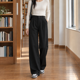 Carlotta-June Wide Leg Pants - Black - Floor Length