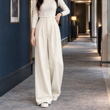 Tiffany-Belle Wide Leg Pants - Off-white