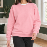 Isabelle-Lane Cotton Sweatshirt - Pink
