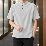 Charles Henley Shirt - Light Gray