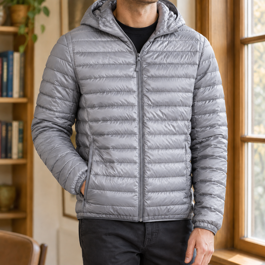 Magnus Hooded Jacket - Gray