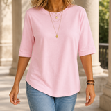 Eva-Jane Relaxed Tee - Pink