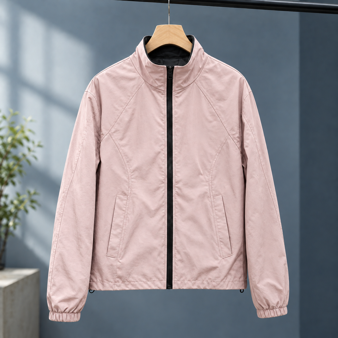 Lavinia-Sage Panelled Jacket - Pale Pink