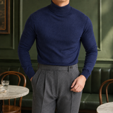 Marcel Turtleneck Sweater - Navy