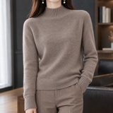 Eden-Jade Cashmere Sweater - Brown