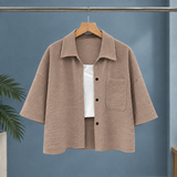 Karen-Rae Textured Shirt - Khaki