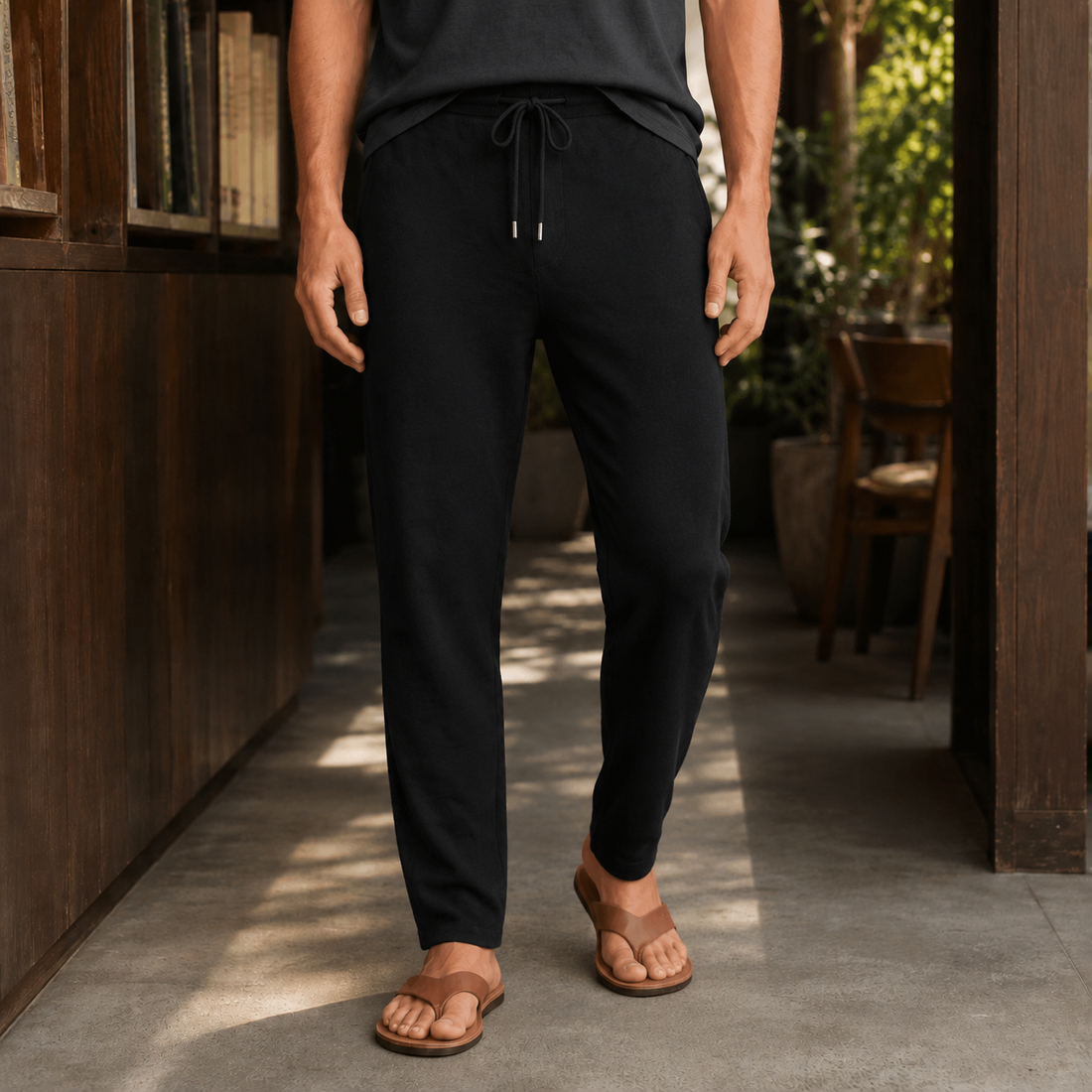 Wyatt Merino Wool Pants - Black