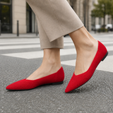 Bolzano Ribbed Pumps - Red