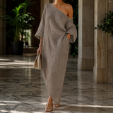 Vivienne One-Shoulder Dress - Khaki