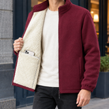 Conrad Fleece Jacket - Bordeaux